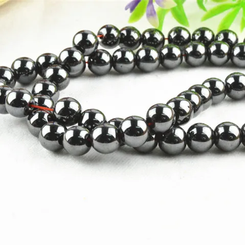 Grade AA Quality Hematite Round Loose Beads Wholesale Jewelrys