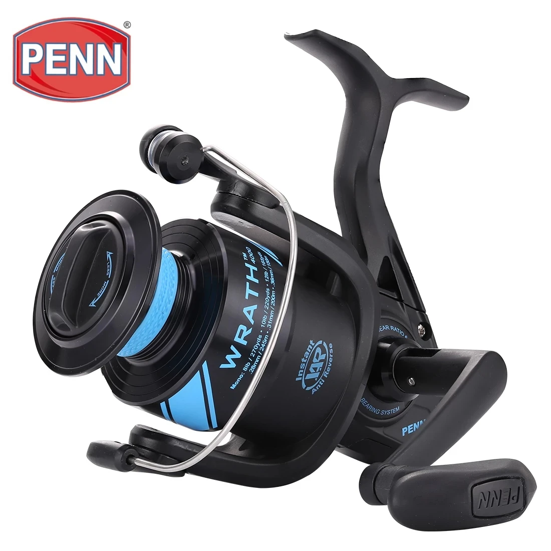 

Penn WARTH 2500 3000 4000 5000 6000 8000 aluminum spool original Spinning Fishing Reel, Blue