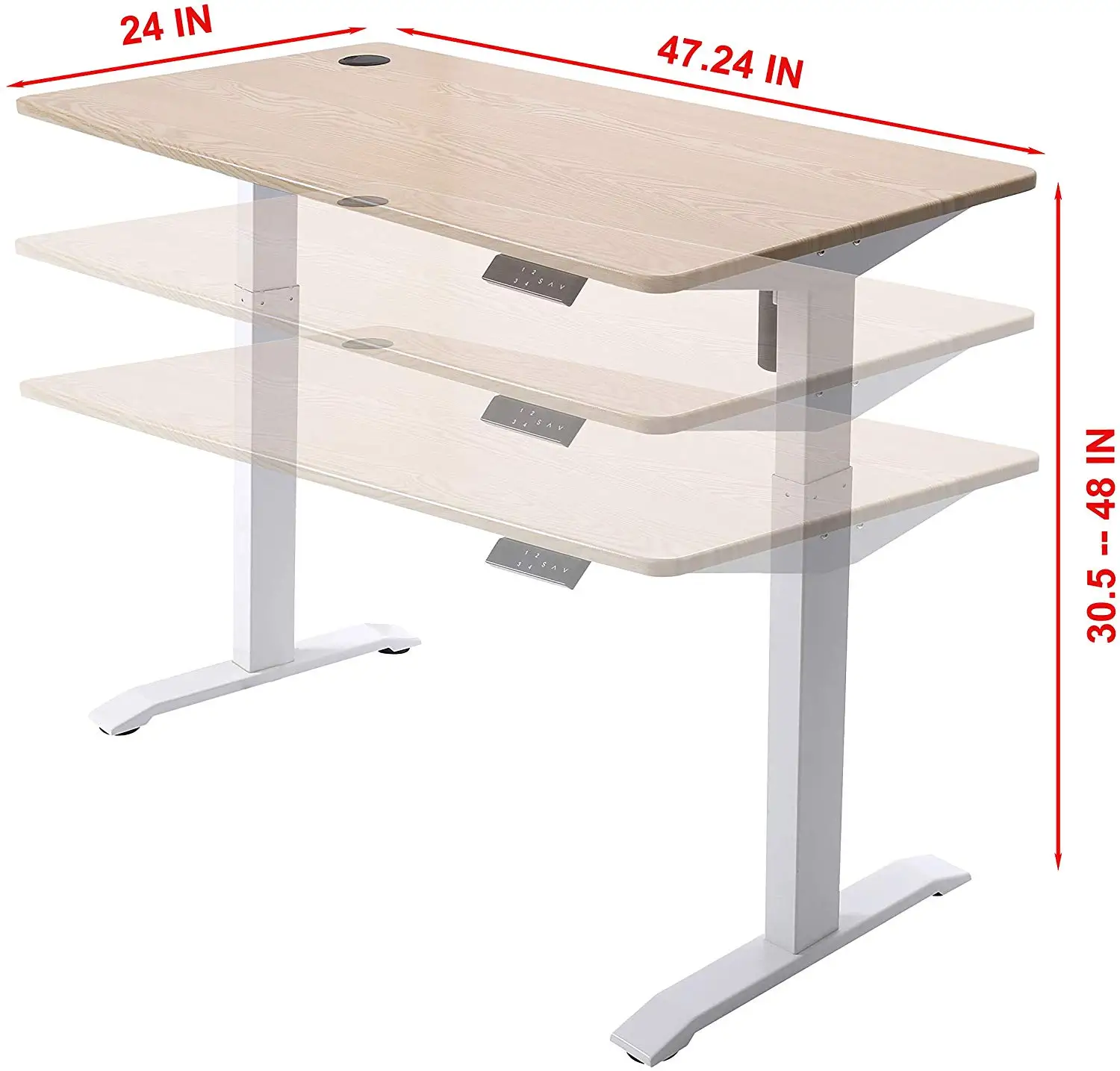 Sit To Stand Height Adjustable Office Table Desk Top Buy Desk Top