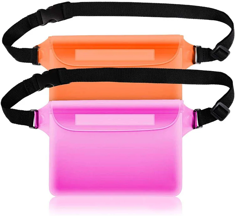 

Yuanfeng Waterproof Waist Bag Underwater Dry Shoulder Backpack Waterproof Waist Belt Bag Pocket Pouch, Blue,pink,yellow,green,orange,transparent, black