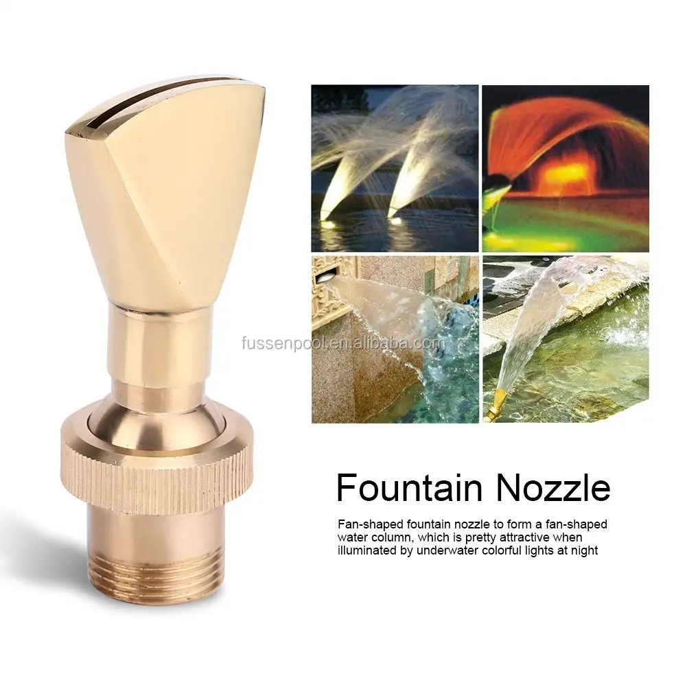 Narrow Fan Shaped Nozzle - NPT 1" & 3/4" Brass