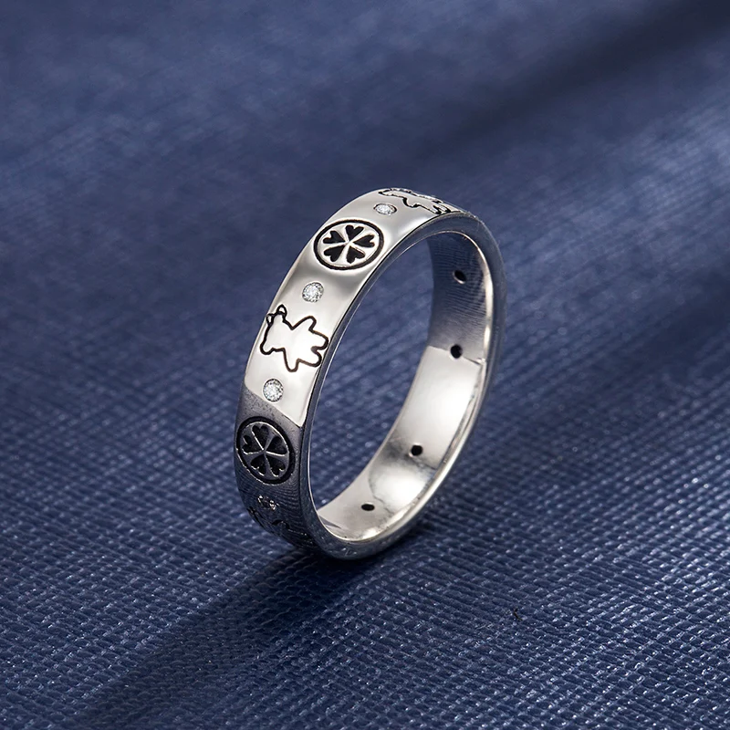 

Wholesale Fashion Vintage Anna Bear Ring 925 Sterling Silver Ladies Jewelry Ring for women