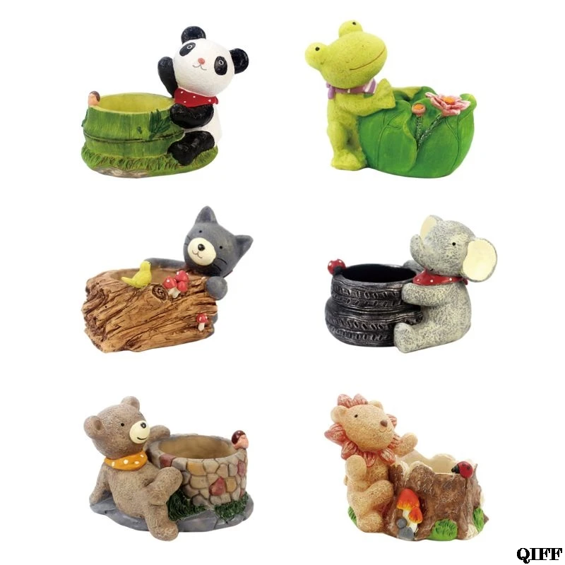 

Small Animal Succulent Decoration Resin Flower Pot