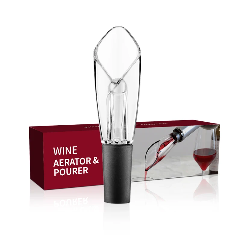 

Premium Gift Set Red Wine Slow Automatic Pourers Vacuum portable Plastic Opener Decanter Bottles Instant Wine Pourer Aerator
