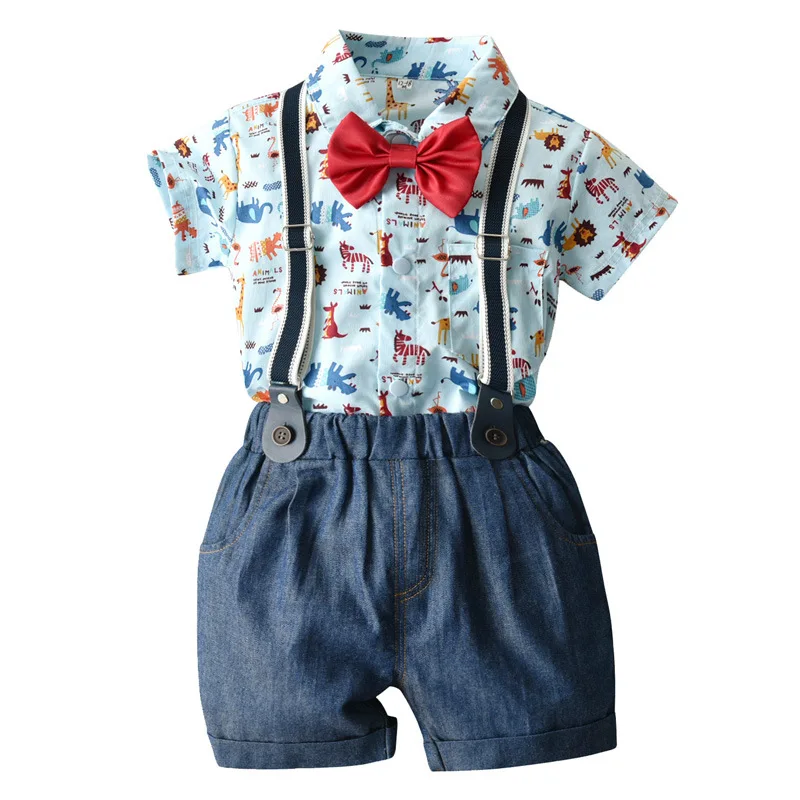 

LFQ-545 New Baby Boy Summer Clothes Sets Fashion Clothes Kids Fashion Baby Wholesale Infant Boys Summer Clothes 2021, As picture