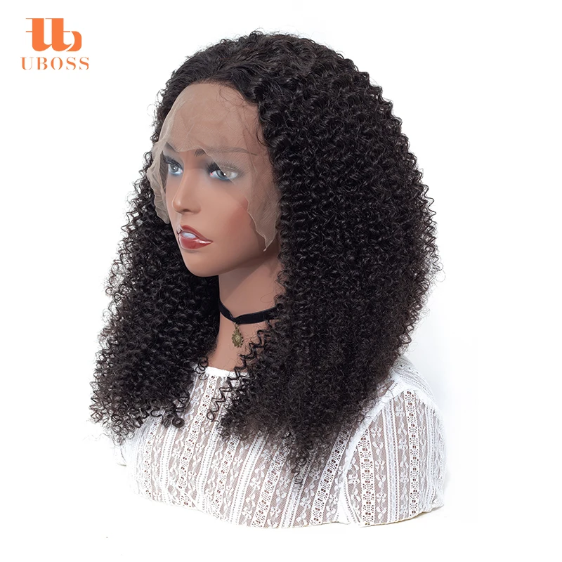 

High Quality Unprocessed Human Hair Wig Raw Cambodian Hair Curly Style Lace Frontal Wigs