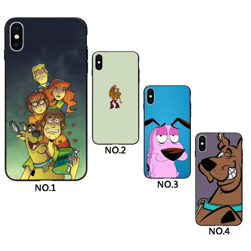 

Cartoon Scooby Doo black tpu phone case for Samsung S6/ S6 Edge/ S6 Edge Plus/S7/S7Edge/ S8/S8plus/S9/S9plus/S10/S10plus