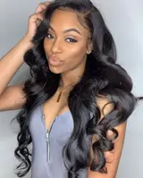 

Hot sale cambodian hair full lace wig body wave wigs full lace grade 10 a for black women bleached knots full lace wig small cap