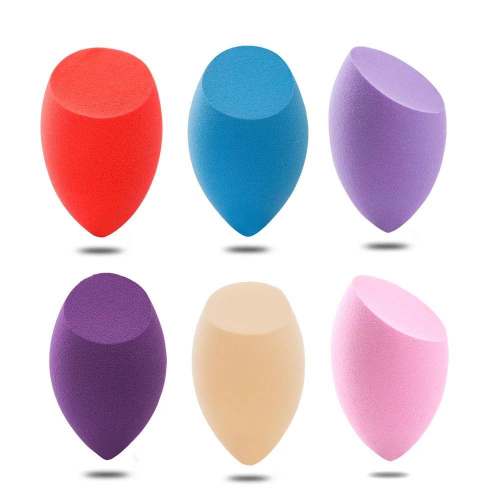 

Saniye wholesale beauty tools soft cosmetic puff blender custom beauty sponge private label latex free gradient makeup sponge, 6 colors