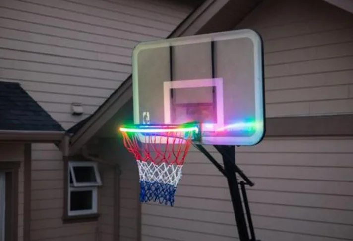 Bande Lumineuse 5 M À Led Pour Basket-ball,Éclairage D'extérieur,À Induction - Buy Allumez Le Panier De Basket-ball,Lumière Extérieure De Jante De Basket-ball D'induction De Lumière De Bande De Led,La Lumière De Bande