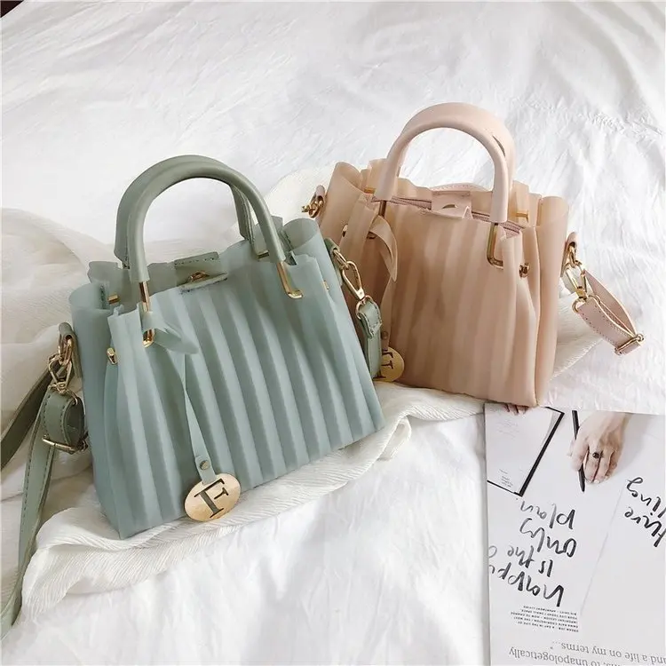 

2020 High quality Sac a main frmme Fashion Elegant Jelly Bag Good Quality Shoulder Diagonal Portable Bag, 4 colors avilable