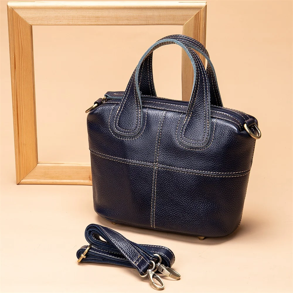

Westal 7473 simple wholesale handmade geniune leather handbags for lady