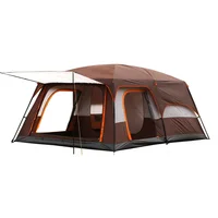 

5-8 Person Camping Tent Family Large Camping Tent 2 rooms 1 living room camping family tent for outdoor 380*260*190cm