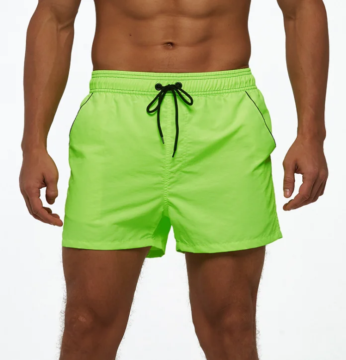 

2021 High New Style Mens Shorts Anti-uv Golden Boardshorts Top Quality Sexy Christmas Bikini Swimwear, Picture