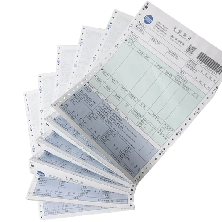 
Yulu Paper 210*297mm receipt book Carbonless Triplicate form with 3 sheet perforated printing  (62317384987)