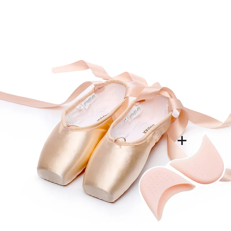 

Girls ballet shoes satin lace-up flat shoes pointe shoes, Customized color