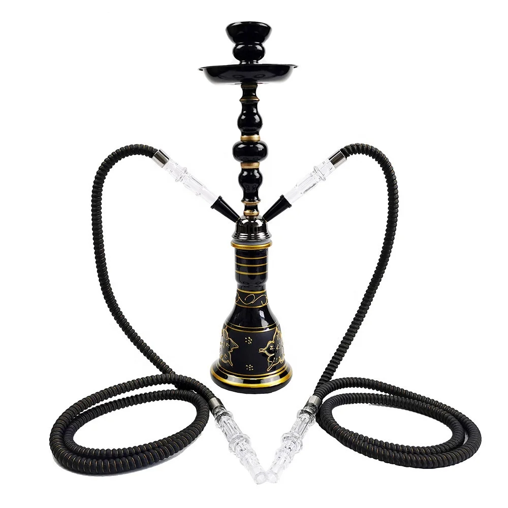 

Hookah bar double Arabian hookah full set of hookah accessories, hot metal hookah, ointment cigarette holder