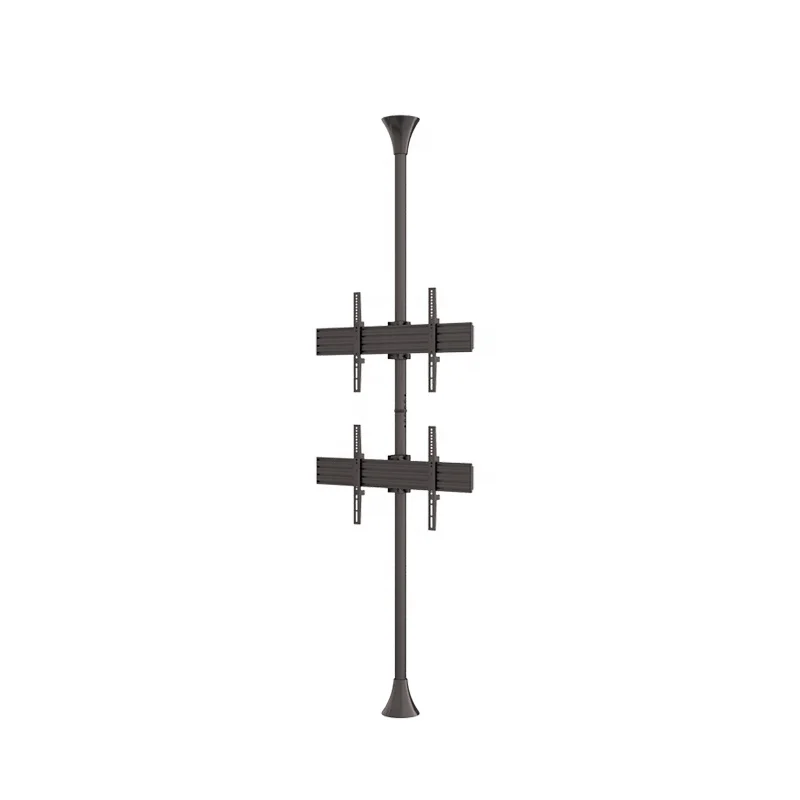 Height Adjustable Floor To Ceiling TV Pole Stand