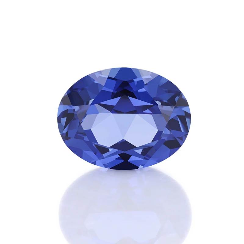 

Royal Blue Oval Shape 7*9 mm fashion Style Loose Gemstone Lab Grown Sapphire