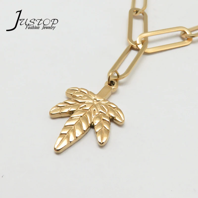 

Fashion 18K Gold Plated Leaf Custom Pendants Jewelry Gold Necklace Pendant Latest Models Of Gold Pendant Necklaces