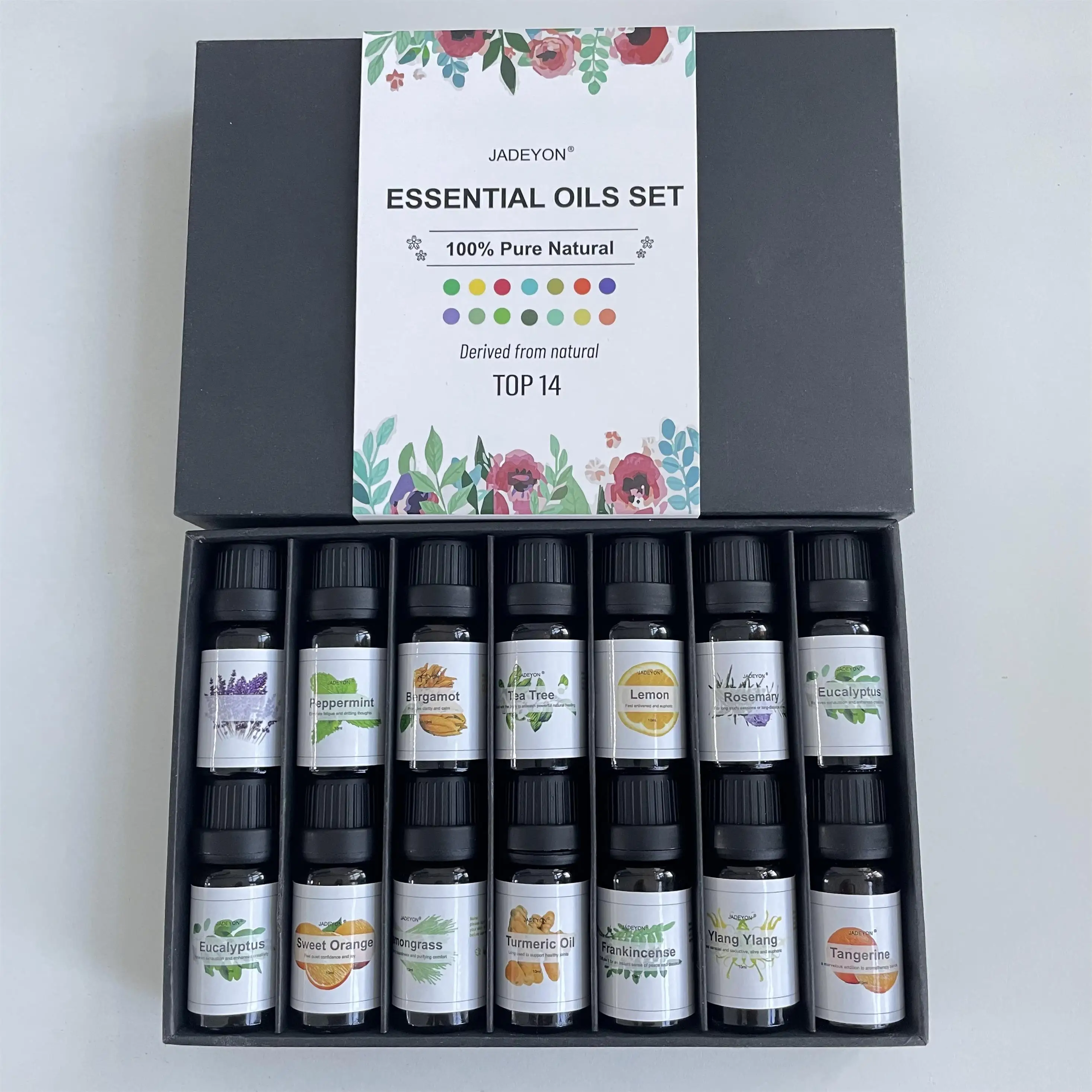 

100% Pure 10ml fragrance oil organic essential oil bulk Aromatherapy Essential Oils Set for Diffuser skin care body massage