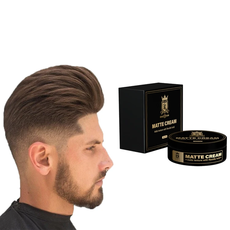 

Private Label Organic Natural Strong Hold Long Lasting Matte Cream Hair Clay For Men