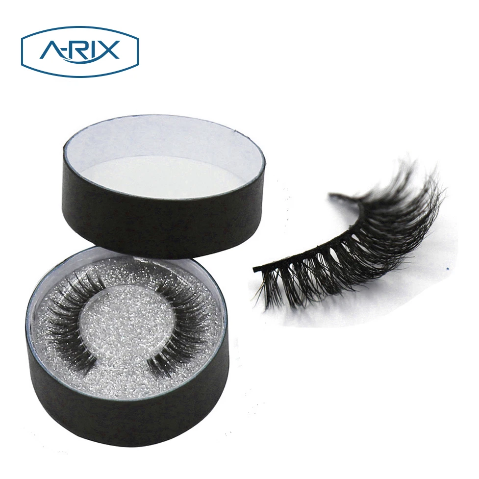 

RTS Fast Shipping Free Sample Cheap Mink Faux Mink False Lashes Cheap Wispy Eyelash, Black