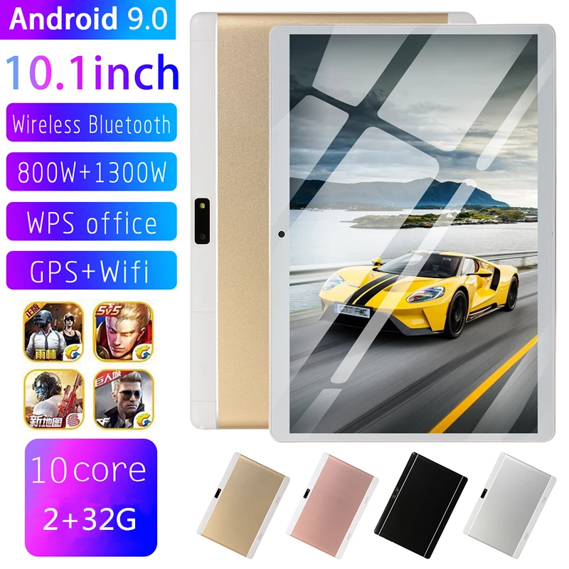 

Factory Wholesale Smart Tablet Pc 10.1" Android 9.0 S5 Classic MTK6797 IPS display screen GPS Tempered Glass for Game Learning