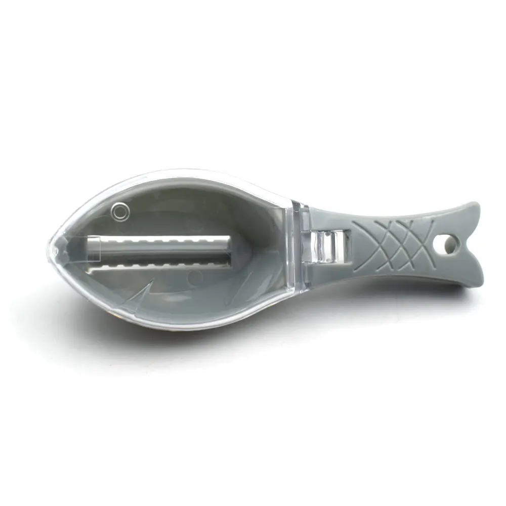 

1 Pc Fish Tools Fast Cleaning Fish Skin Plastic Fish Scales Brush Shaver Remover Cleaner Descaler Skinner Scaler Fishing Tools, Blue