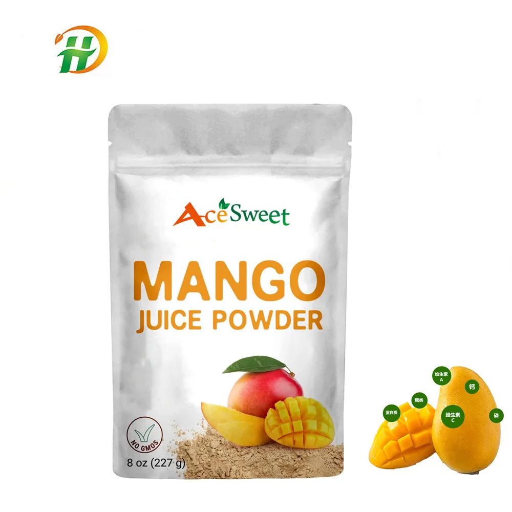 

Manufacturer Price Fruit mango powder Pure Bulk Mango Juice Powder organic