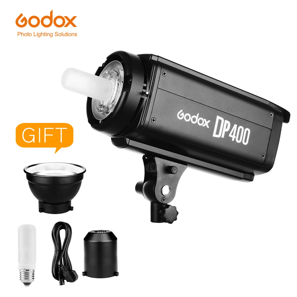 

inlighttech Godox DP400 400WS Pro Photography Strobe Flash Studio Light Lamp Head, Black