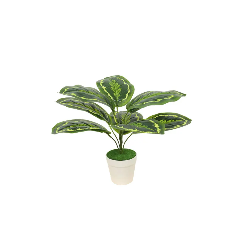 

Factory direct selling plastic small environmental protection potted plants with realistic decoration