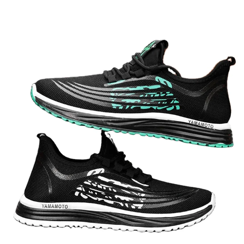 

Direct Manufacturer High Quality Men's Black Mesh Running Sneakers