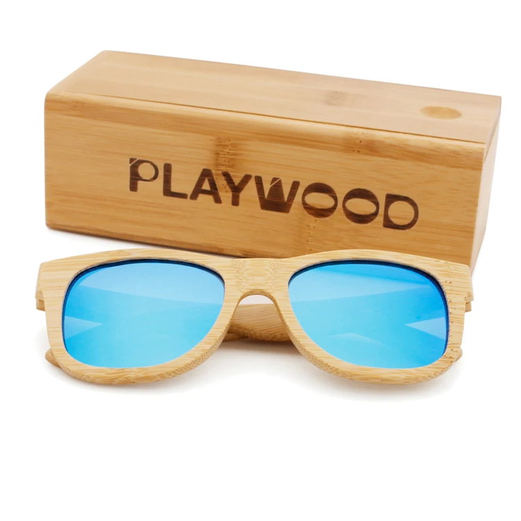 

2021 wholesale outdoor fashion UV400 polarized bamboo sunglasses fishing sunglasses