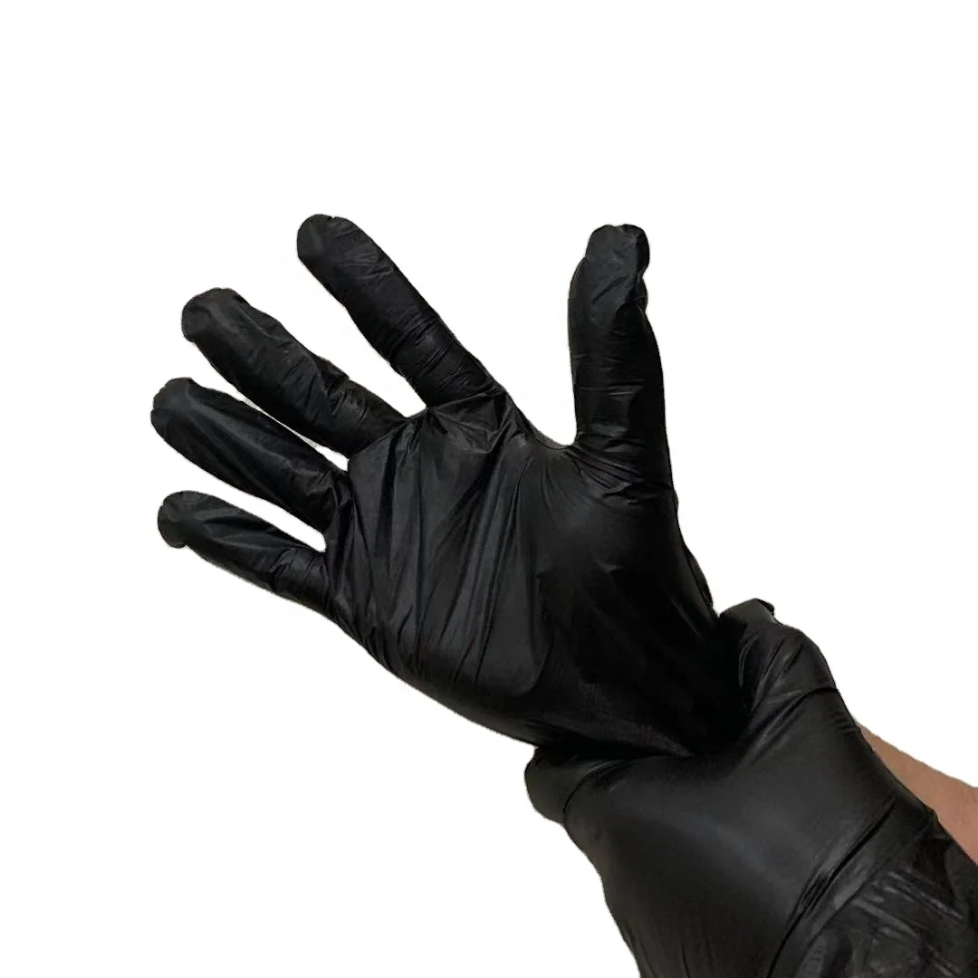 

100 pcs boxing single use Kitchen Oil-Resistant food Grade tpe Hand Gloves, Clear & blue