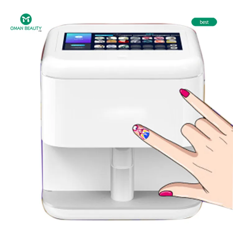 

Smart product 2021 uv printing machine led uv printer /nail printer o2nail /nail printer 02, White