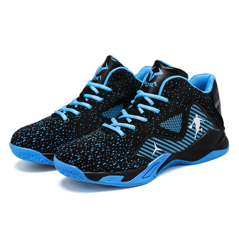 

New Casual Sports Shoes Basketball Style Comfortable Breathable Leisure Shock-Absorbing Lightweight Running Men's Shoes