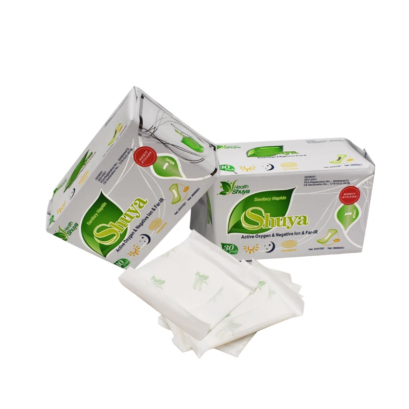 

Manufacturer Shuya Disposable Anion Sanitary Napkin Pad, White