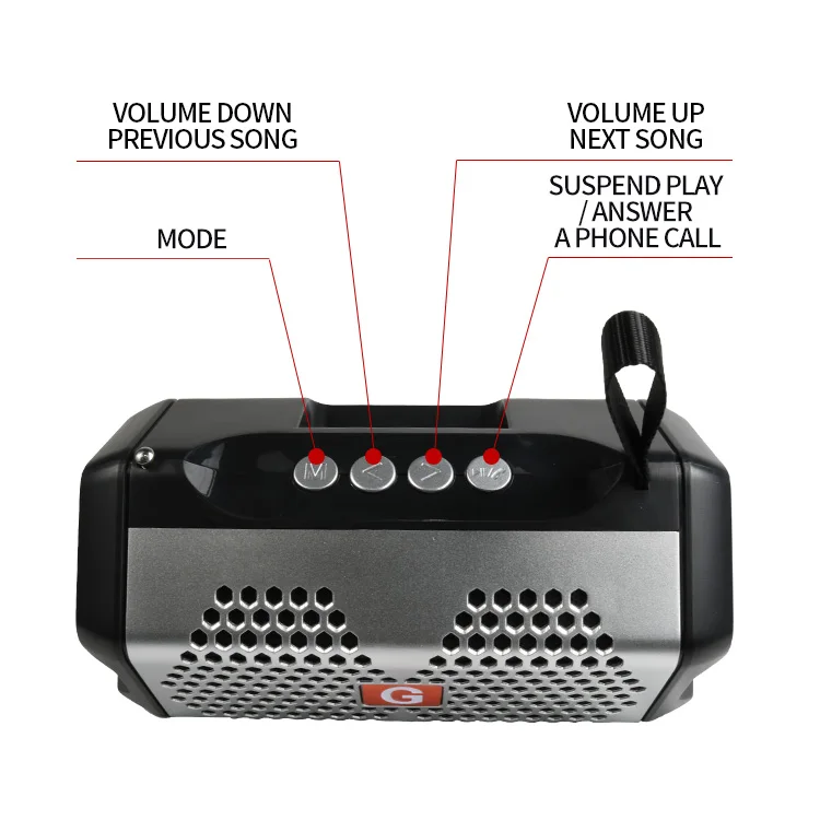 

Cheap Price Towe USB FM TF Card Mobile Wireless Blue tooth Speaker, Black/red/blue/gold/silver