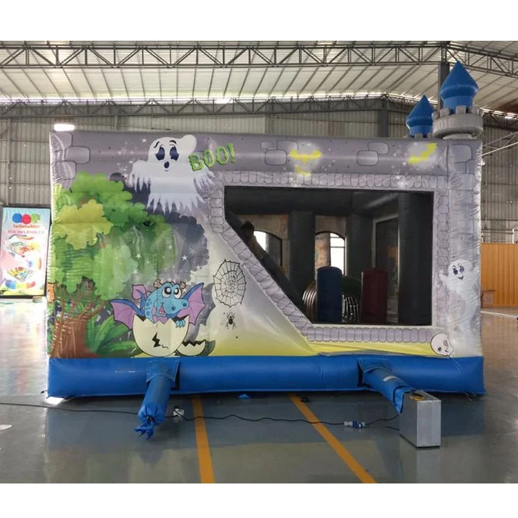 
hot sale commercial halloween dinosaur Inflatable bouncy Castle combo for kids 