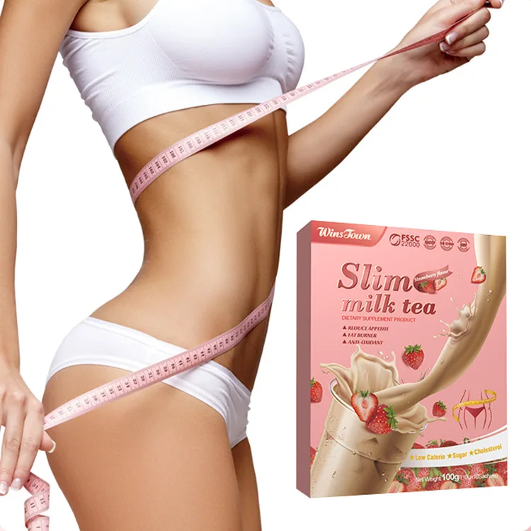 

Custom weight loss milk tea bag Best slimming fast Private Label Detox Flat Tummy Fit herbal slim milk detoxTea