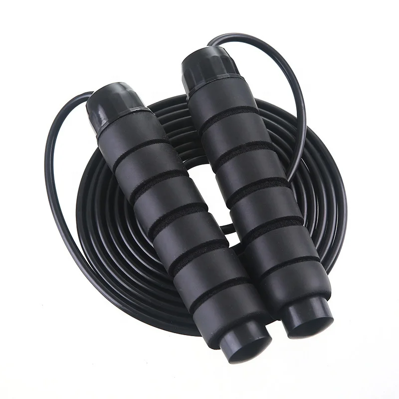 

Wholesale Adjustable Bearing Skipping Rope cuerda de saltar Springseil Fitness Exercise Weighted Speed PVC Steel Wire Jump Rope, Customized color