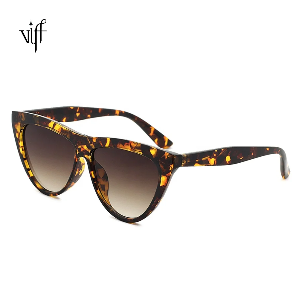 

VIFF Luxury Over Size Female Shades Sunglasses Womens PC Big Frame Sun Glasses Popular Leopard Sunglasses UV400 HP20183