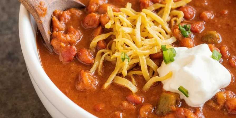 Family Gathering Around Chili Pot