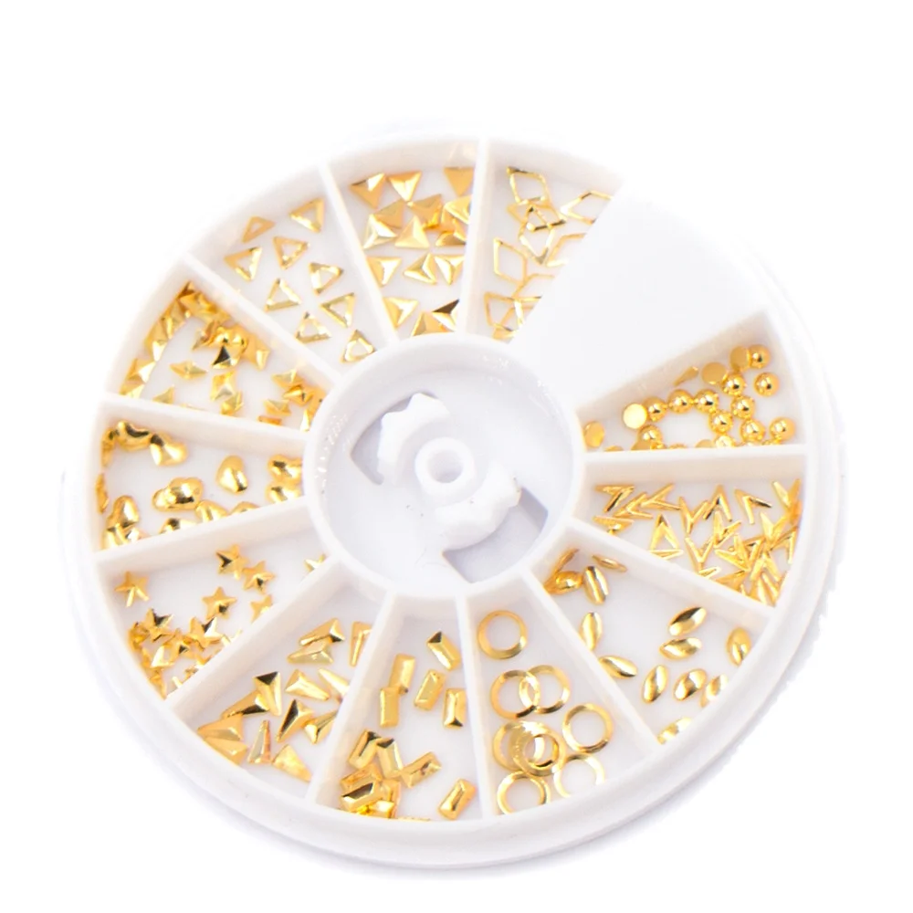 

Jewelry Stone Design Crystals Rhinestones Diamonds Nail Art Accessory, Gold