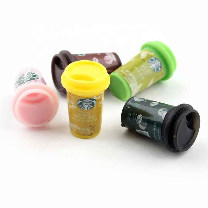 

Wholesale  100pcs 3D Miniature Drink Bottle Resin Coffee Cup Charms For Key chain Earring, Pink/green/black/coffee/yellow