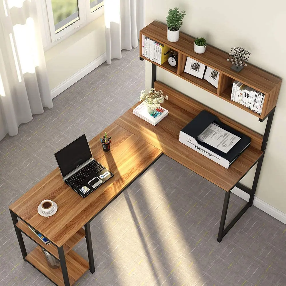 Combohome Office Study Writing Table Computer Workstation Wooden Gaming