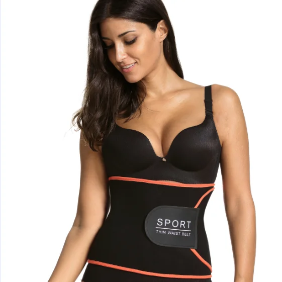

Ljvogues Logo Customized Belt Enhance Training Neoprene Body Shape Corset Slimming Tummy Control Body Shaper Waist Belt, Black