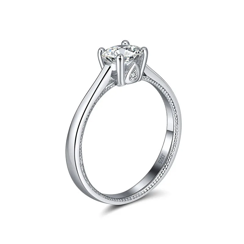 

Classic Simple Design High Quality Fashion Women Jewellery Sterling Silver Rings Wedding Ring