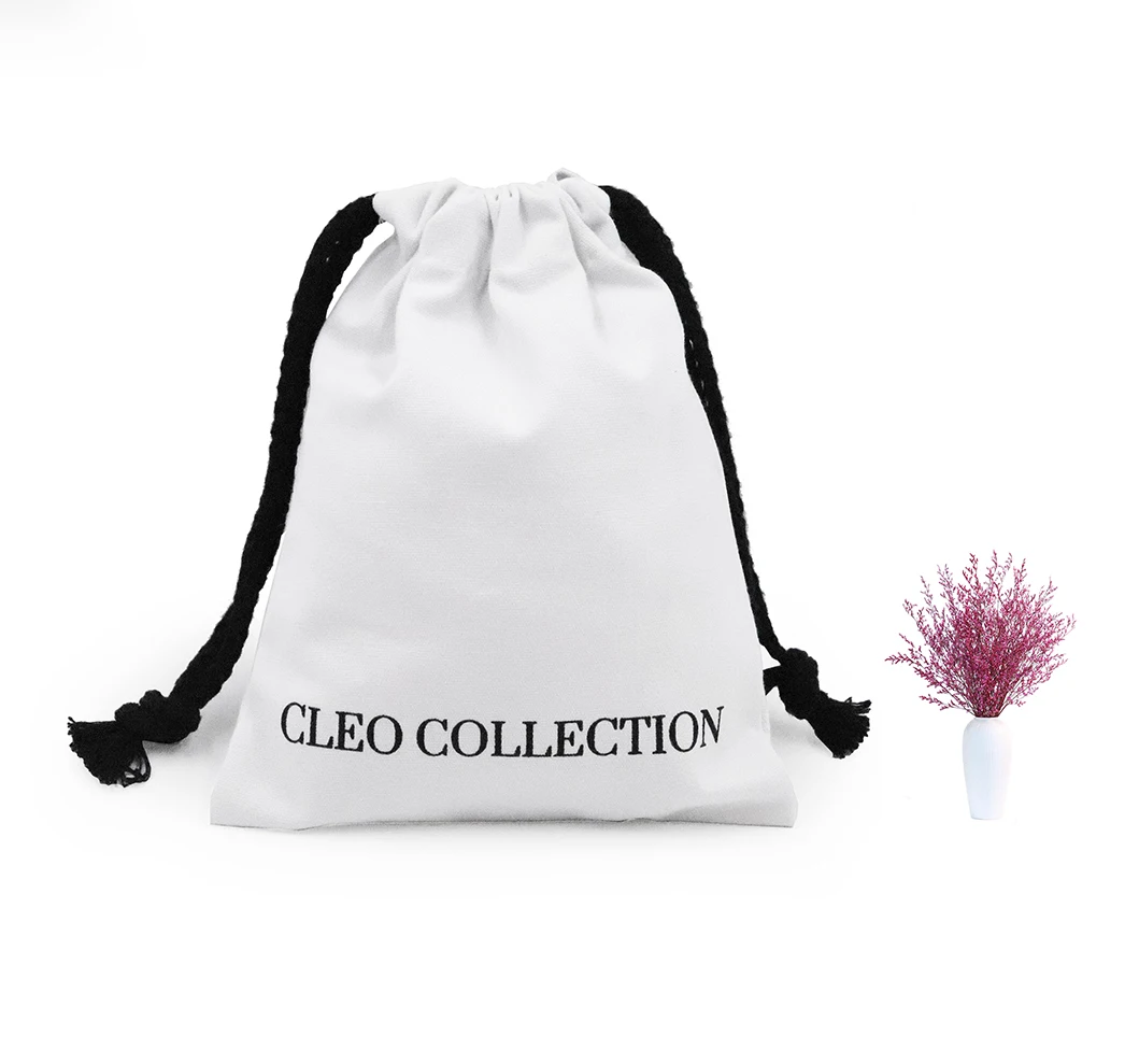 

Cheapest Custom White cotton drawstring bag for jewelry packaging gift